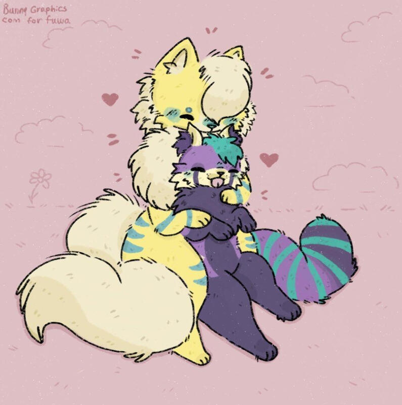 2 cuties by bunnygraphics44